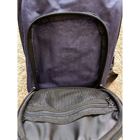 Trans Siberian Express Backpack Navy Blue Adjustable - Picture 5 of 9